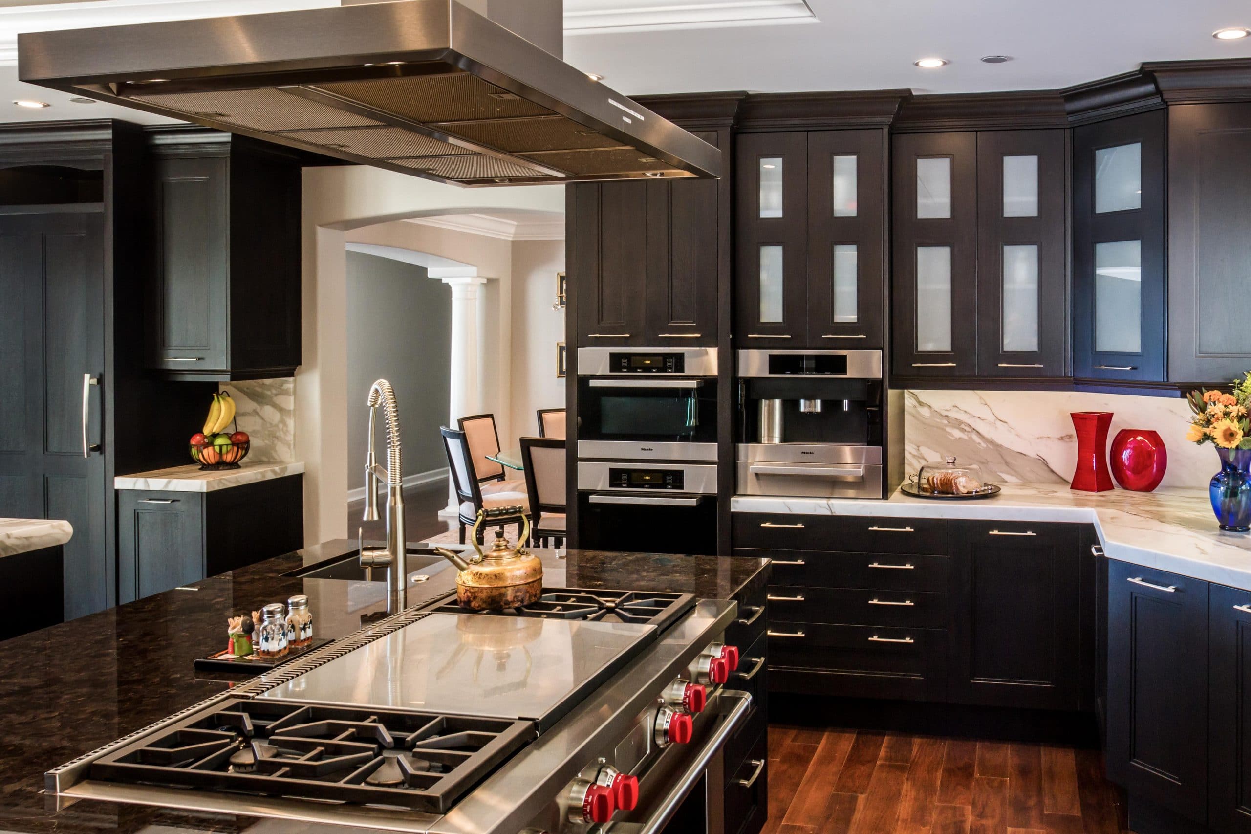 Clean Tuxedo Kitchen Design Remodel Monterey Kitchens