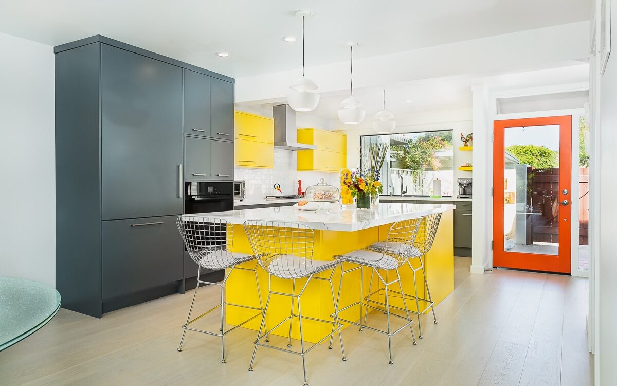 Carmel Valley_Kitchen Remodel_Colorful Modern Kitchen